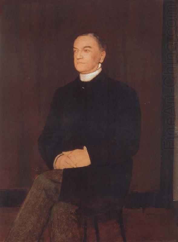 Portrait of Augustinus van Rijckevorsel, Fernand Khnopff